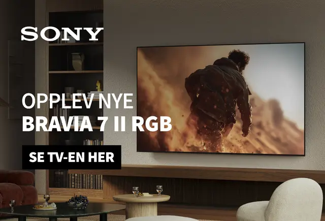 Sony Bravia 7 II RGB tv nyhet banner forside